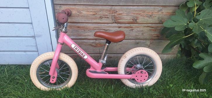 Trybike Steel - Vintage roze, Fietsen en Brommers, Fietsen | Kinderfietsjes, Zo goed als nieuw, Ophalen