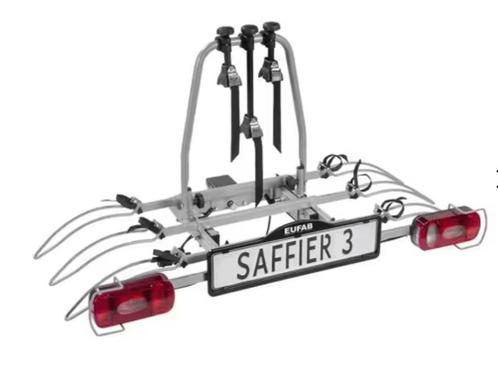 Porte 3 vélos Pro User Staffier 3, Auto diversen, Fietsendragers, Gebruikt, Trekhaakdrager, 3 fietsen of meer, Brede banden, Elektrische fiets