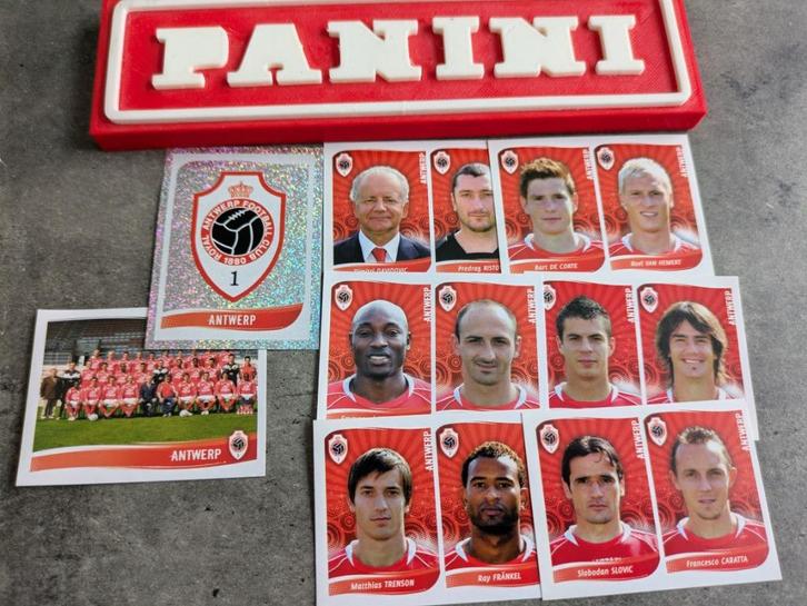 Panini football 2009 voetbal 8x FC ANTWERP stickers 2009, Hobby en Vrije tijd, Stickers en Plaatjes, Nieuw, Verzenden