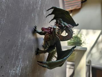 Papo 38906 (2005) Dragon deux têtes figurine, Enlèvement, Comme neuf