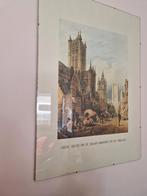 Etstekening 3 torens van Gent middeleeuwen, Antiek en Kunst, Ophalen