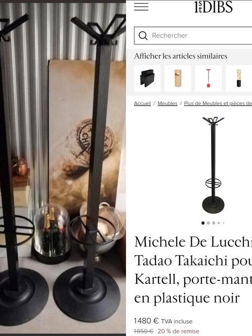 Kapstok/Design/x2/Segmenti - Kartell Michele De Lucchi, Huis en Inrichting, Woonaccessoires | Kapstokken, Gebruikt, Ophalen
