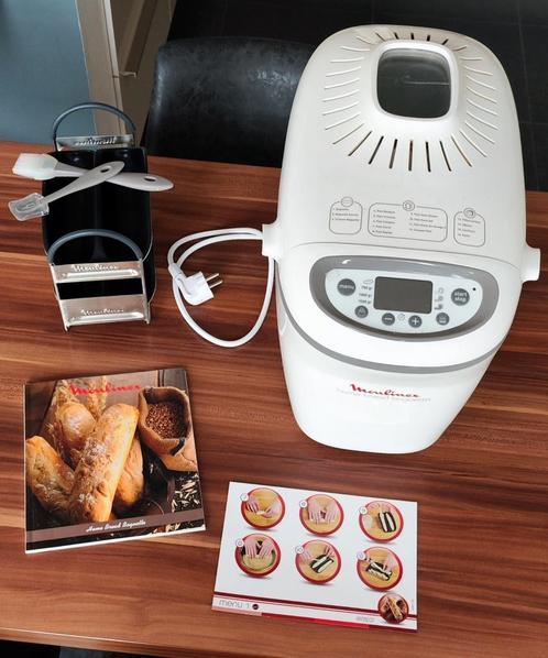 Moulinex Broodbakmachine Home Bread Baguette, Elektronische apparatuur, Broodbakmachines, Gebruikt, Met timer, 1200 tot 1600 gram deeg
