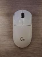 Logitech G Pro X Superlight Blanche – Souris Gaming Sans Fil, Computers en Software, Muizen, Rechtshandig, Muis, Gebruikt, Verzenden