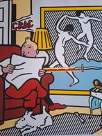 Roy Lichtenstein - Tintin Reading, Antiek en Kunst, Ophalen of Verzenden