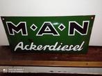 MAN ACKERDIESEL TRACTOR geëmailleerde plaat, Verzamelen, Overige Verzamelen, Ophalen of Verzenden, Gebruikt