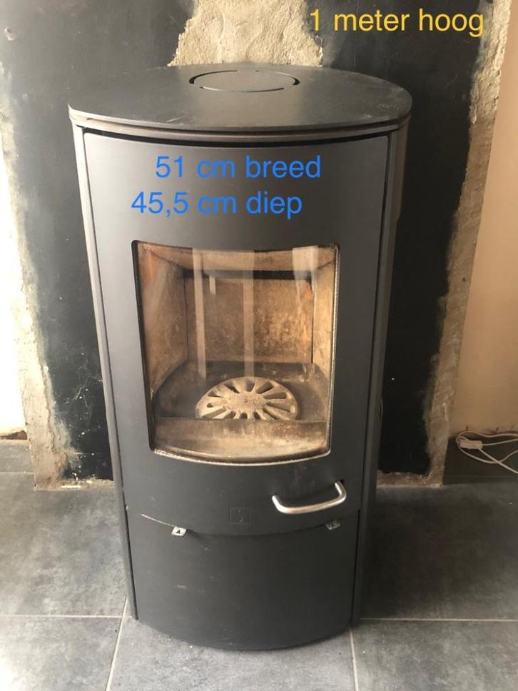 Houtkachel scan, Huis en Inrichting, Kachels, Gebruikt, Vrijstaand, Houtkachel, Hout, Ophalen