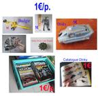 Revues automobile + carte postale + Dinky Toys,Budgie etc..., Ophalen of Verzenden