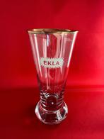 bierglas Ekla met gouden rand 33cl Vandenheuvel, Verzamelen, Ophalen of Verzenden, Gebruikt, Glas of Glazen, Overige merken