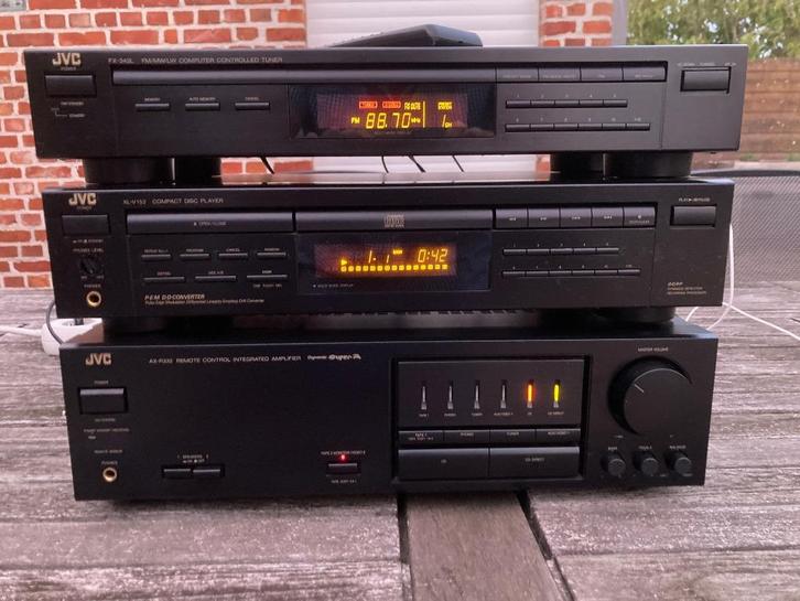 JVC Hifi set, Audio, Tv en Foto, Stereoketens, Gebruikt, Cd-speler, Tuner of Radio, JVC, Losse componenten, MP3-aansluiting, Ophalen