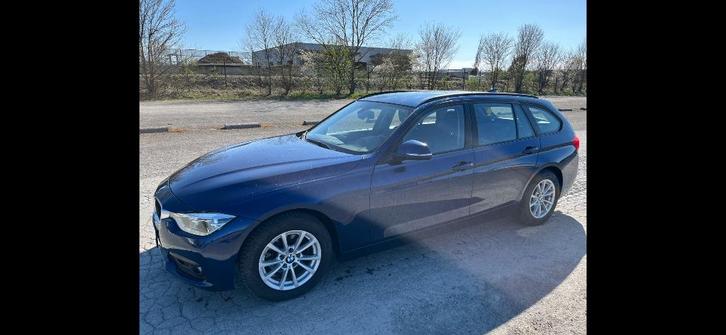 BMW318d, Autos, BMW, Particulier, Série 3, Intérieur cuir, Diesel, Euro 6, Break, 5 portes, Boîte manuelle, Bleu, Noir, Cuir, Propulsion arrière