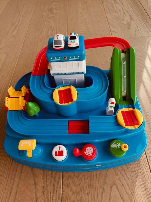 Auto avonturenpark met Politie en Ambulance, Kinderen en Baby's, Speelgoed |Speelgoedvoertuigen, Zo goed als nieuw, Ophalen of Verzenden