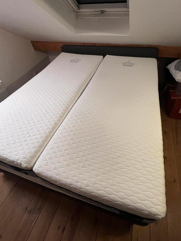 2x auping evolve x medium 80x200 - 2022, Huis en Inrichting, Slaapkamer | Matrassen en Bedbodems, Zo goed als nieuw, 80 cm, 200 cm