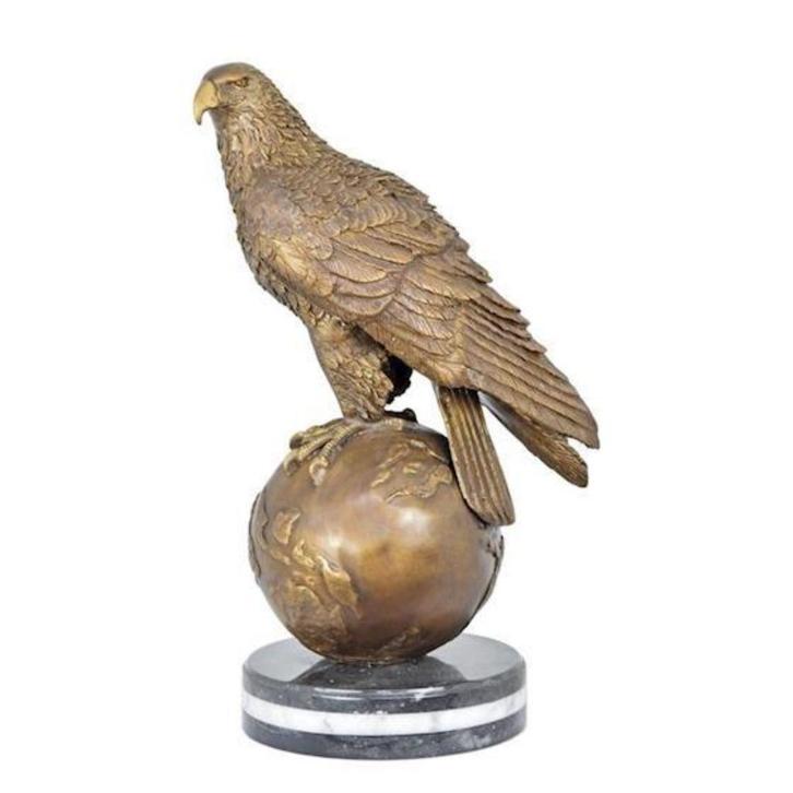 adelaar van brons , wereldbol, Huis en Inrichting, Woonaccessoires | Overige, Nieuw, Ophalen of Verzenden