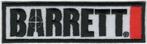 Barrett stoffen opstrijk patch embleem, Verzamelen, Kleding en Patronen, Nieuw, Verzenden