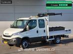 Iveco Daily 50C17 3,0L Automaat 170PK HIAB 017T-2 DC Open la, Auto's, Automaat, Euro 5, Stof, Gebruikt