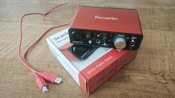 Focusrite Scarlett Solo 2e Generatie, Schoon & Werkt Perfect beschikbaar voor biedingen
