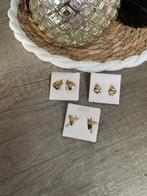 3 paar nieuwe oorbellen plaque, Enlèvement ou Envoi, Neuf, Or, Puces ou Clous