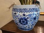 Pot Delfts blauw met namaak orchidee, Enlèvement