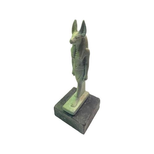 Uitzonderlijk Egyptisch Amulet Anubis - Saite-periode, Antiek en Kunst, Curiosa en Brocante, Ophalen of Verzenden