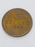 3 heller 1866 Duitsland, Postzegels en Munten, Munten | Europa | Euromunten, Ophalen of Verzenden, Duitsland