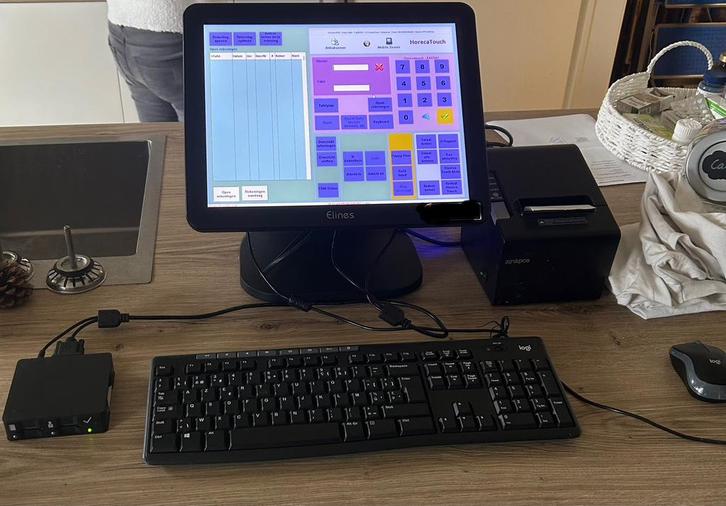 Witte of gewone kassa met blackbox, Computers en Software, Overige Computers en Software, Zo goed als nieuw, Ophalen