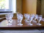 Alcoholglazen, kristallen glazen, VSL, Antiek en Kunst, Ophalen of Verzenden