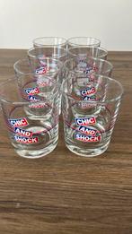8 Cinzano glazen Chic and shock, Verzamelen, Glas en Drinkglazen, Ophalen, Nieuw