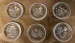 Sous verres 6 (décor fleurs), Enlèvement, Comme neuf, Verre ou Tasse
