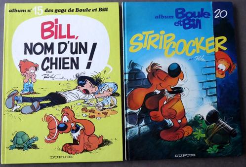 Lot 2 BD "Boule et Bill" Tomes 15 et 20 - EO cotées au BDM, Livres, BD, Utilisé, Enlèvement ou Envoi