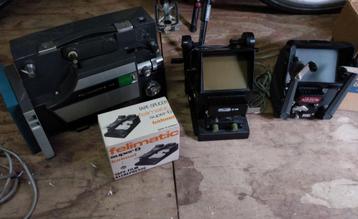 Diverse voor super8 film:  projector, view-editor, ... beschikbaar voor biedingen
