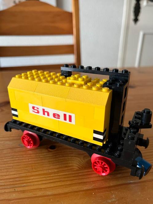 CLASSIC LEGO 136 Shell trein wagon 4,5 volt 12 volt, Kinderen en Baby's, Speelgoed | Duplo en Lego, Gebruikt, Lego, Complete set