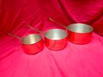 Koperkleurige potten, Ophalen of Verzenden, Zo goed als nieuw