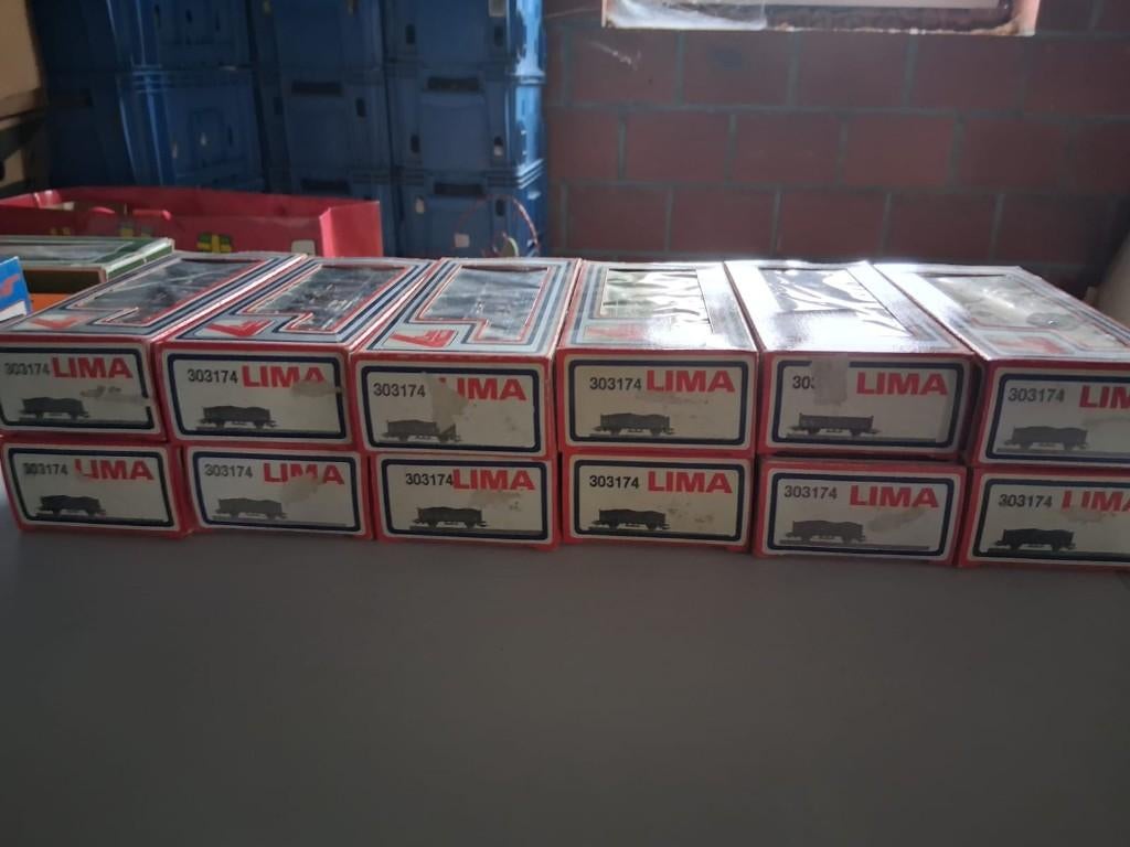 34 Lima 303174 wagon de marchandises FS 4460 12 pièces, Hobby & Loisirs créatifs, Trains miniatures | HO, Comme neuf, Wagon, Lima