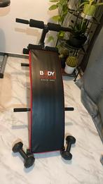 Buikspiertrainer met curl board en gewichten (2X 1,5 kg), Comme neuf, Enlèvement