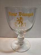 Ancien verre à bière stout triumph brasserie Lust Courtrai, Collections, Marques de bière, Comme neuf, Enlèvement ou Envoi