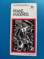 De Post folder Frans Masereel 1972, Postzegels en Munten, Ophalen of Verzenden
