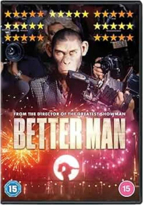 BETTER MAN DVD Robbie Williams R2 als nieuw, Cd's en Dvd's, Dvd's | Filmhuis, Zo goed als nieuw, Verzenden