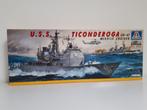 U.S.S. Ticonderoga CG-47 Schip Merk: ITALERI nr. 553 Schaal:, Hobby & Loisirs créatifs, Modélisme | Bateaux & Navires, Enlèvement ou Envoi