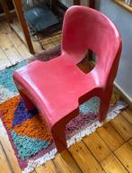 Chaise Kartell Joe Colombo, Rouge, Synthétique, Enlèvement, Utilisé