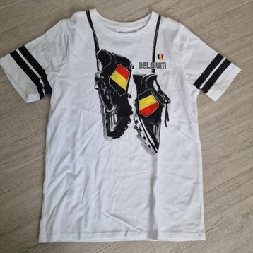 T-shirt voetbalschoenen 140 België beschikbaar voor biedingen