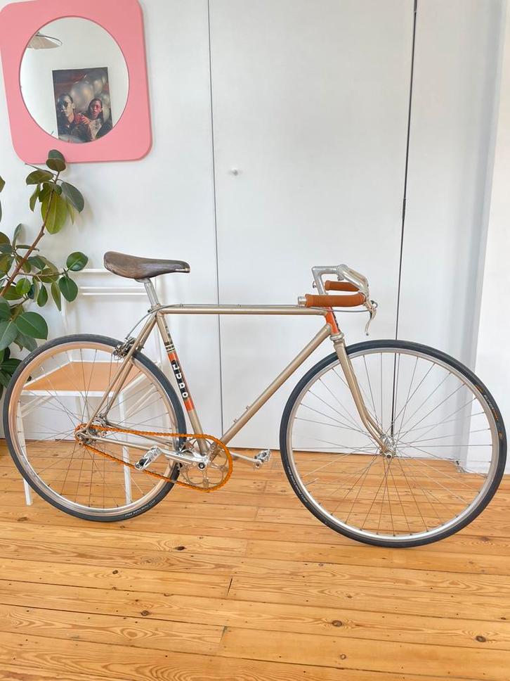 Retro vintage racefiets, Fietsen en Brommers, Fietsen | Racefietsen, Gebruikt, Ophalen