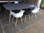 Design tuintafel, terrastafel 210 x 100 cm . Nieuw !!!, Nieuw, Rechthoekig, Ophalen