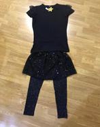 Nieuwe zwarte ensemble/setje T-shirt+rok-+legging, Zeeman, Nieuw, Setje, Verzenden
