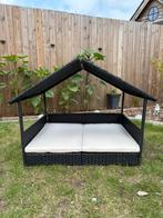 VidaXL Hondenhok Large met dak en kussens, Ophalen, 65 tot 100 cm, 75 tot 110 cm, Nieuw