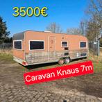 Caravan Knaus 7m slaapkamer Badkamer wc douche werfkeet bouw, Ophalen