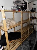 Houten opbergrek, Huis en Inrichting, Ophalen, Zo goed als nieuw