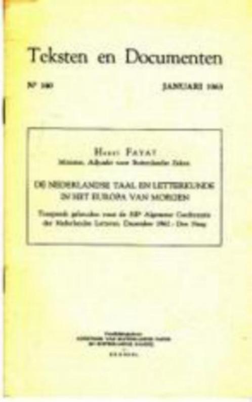 De Nederlandse taal en letterkunde., Verzamelen, Tijdschriften, Kranten en Knipsels, Tijdschrift, 1960 tot 1980, Ophalen of Verzenden