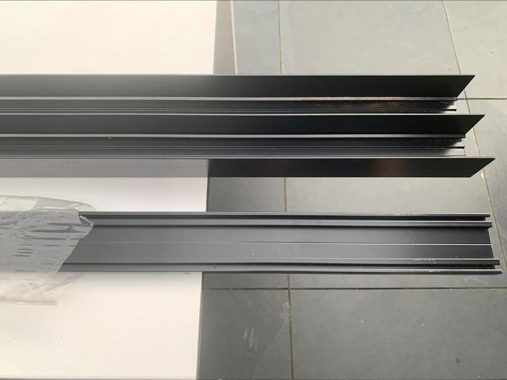 Profielen voor schuifdeuren ( kastenwand), Doe-het-zelf en Bouw, Raamkozijnen en Schuifdeuren, Zo goed als nieuw, Ophalen