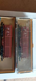 NLK 0731 SCHUIFDAKWAGONS ROCO 25134 1/160, Gelijkstroom, Wagon, Ophalen of Verzenden, Zo goed als nieuw
